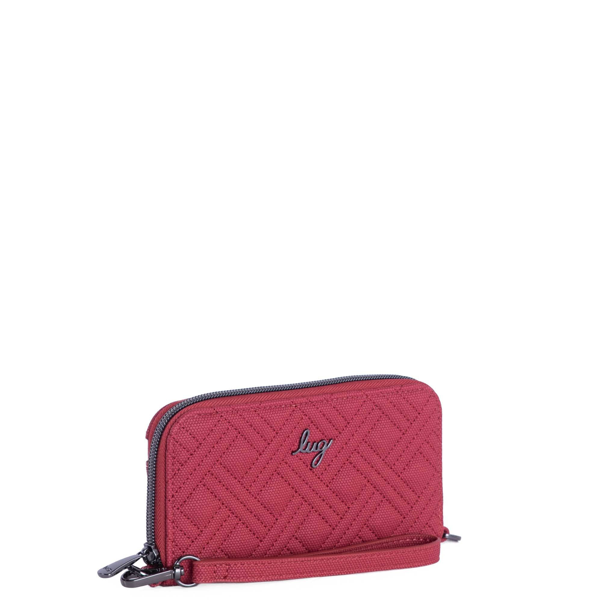 Whirly Matte Luxe VL RFID Wristlet Wallet - ROSEWOOD RED - WhirlyML_Rosewood_02